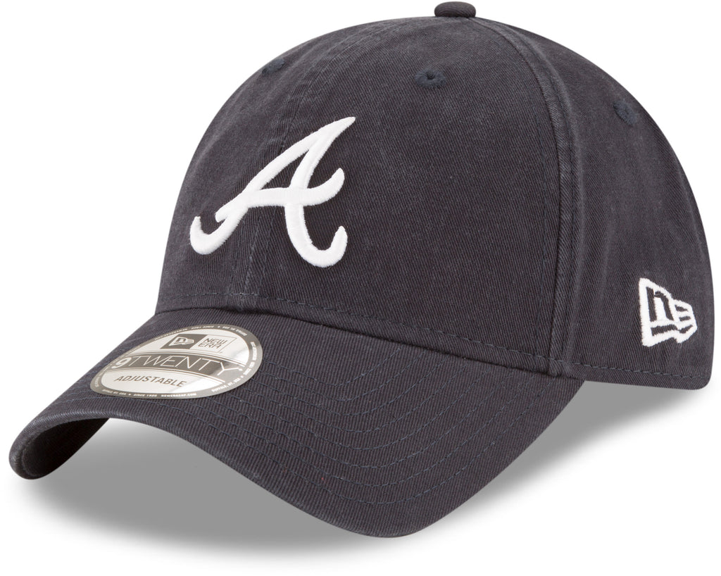 Atlanta Braves New Era 9Twenty MLB Core Classic Navy Baseball Cap - lovemycap