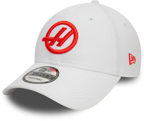 Haas F1 Team New Era 9Forty Essential White Team Cap - lovemycap