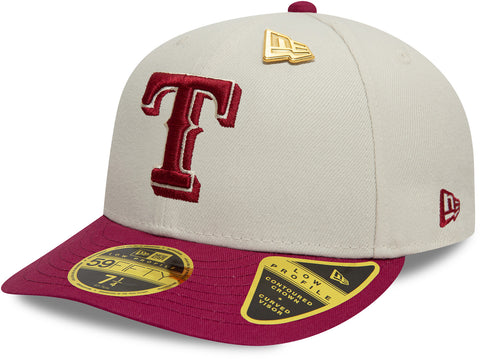Texas Rangers New Era 59Fifty LP Pin Baseball Cap
