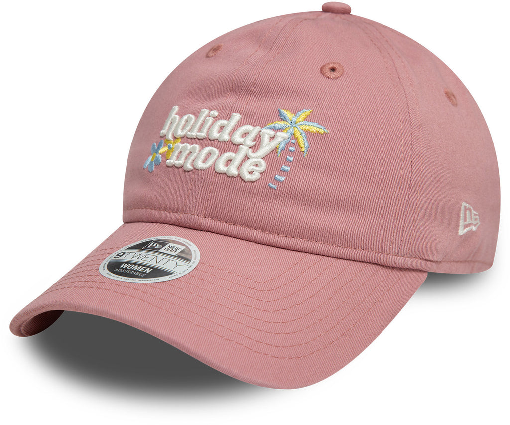 Womens New Era 9Twenty Holiday Mode Dusty Pink Cap - pumpheadgear, baseball caps