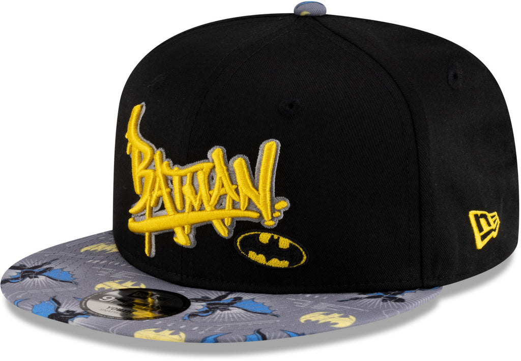 Batman New Era 9Fifty Kids DC Comics Character Black Snapback Cap