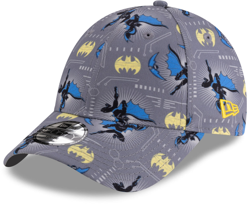 Batman New Era 9Forty Kids DC Comics Grey Character Cap (4 - 12 Years)