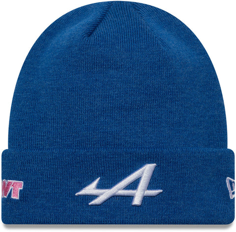 Alpine F1 New Era Polyana Cuff Knit Blue Beanie