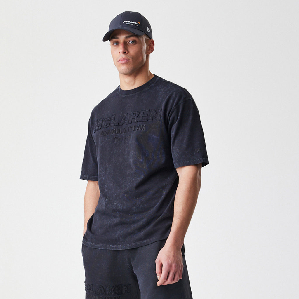 McLaren Racing New Era Black Washed Oversized T-Shirt