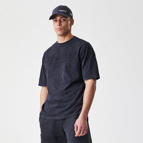 McLaren Racing New Era Black Washed Oversized T-Shirt