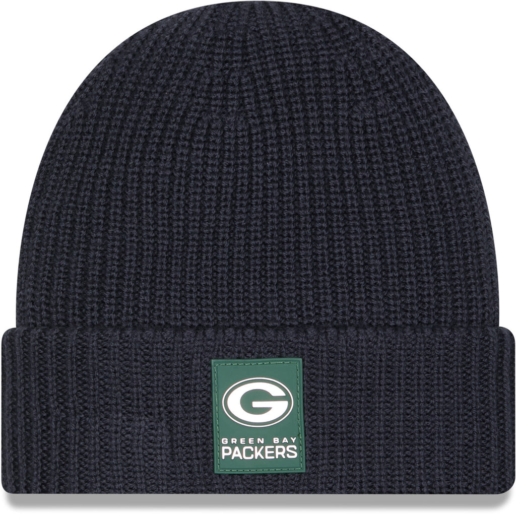 Green Bay Packers New Era NFL 2025 Sideline Cold Weather Cuff Knit Beanie