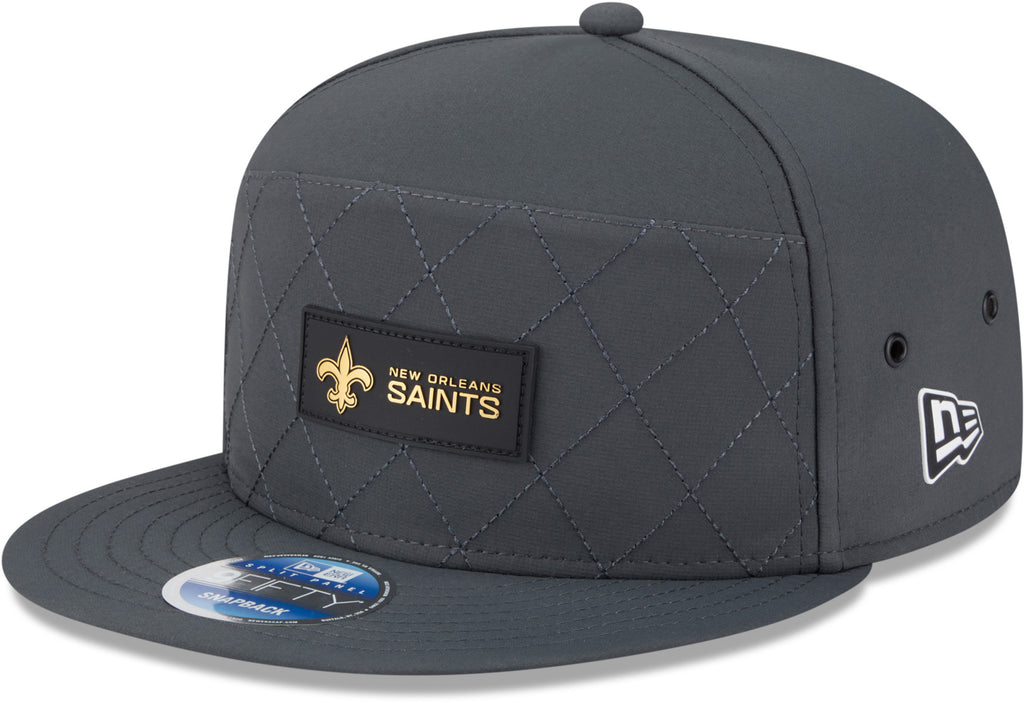 New Orleans Saints New Era 9Fifty SP NFL Sideline 2025 Cold Weather Snapback Cap