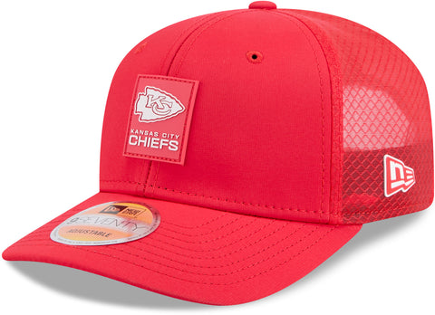 Kansas City Chiefs NFL Sideline 2025 New Era 9Seventy Stretch Snapback Cap