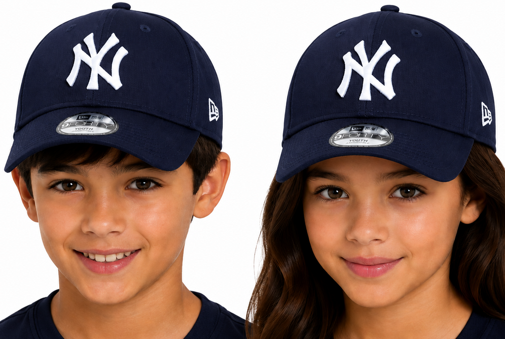NY Yankees New Era 940 Kids Navy Blue Baseball Cap