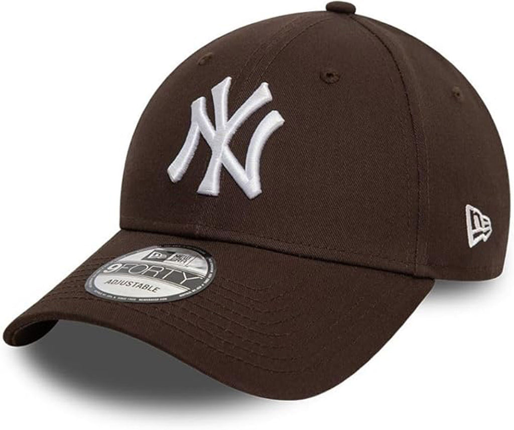 New York Yankees New Era 9Forty League Basic Brown Baseball Cap - pumpheadgear, baseball caps