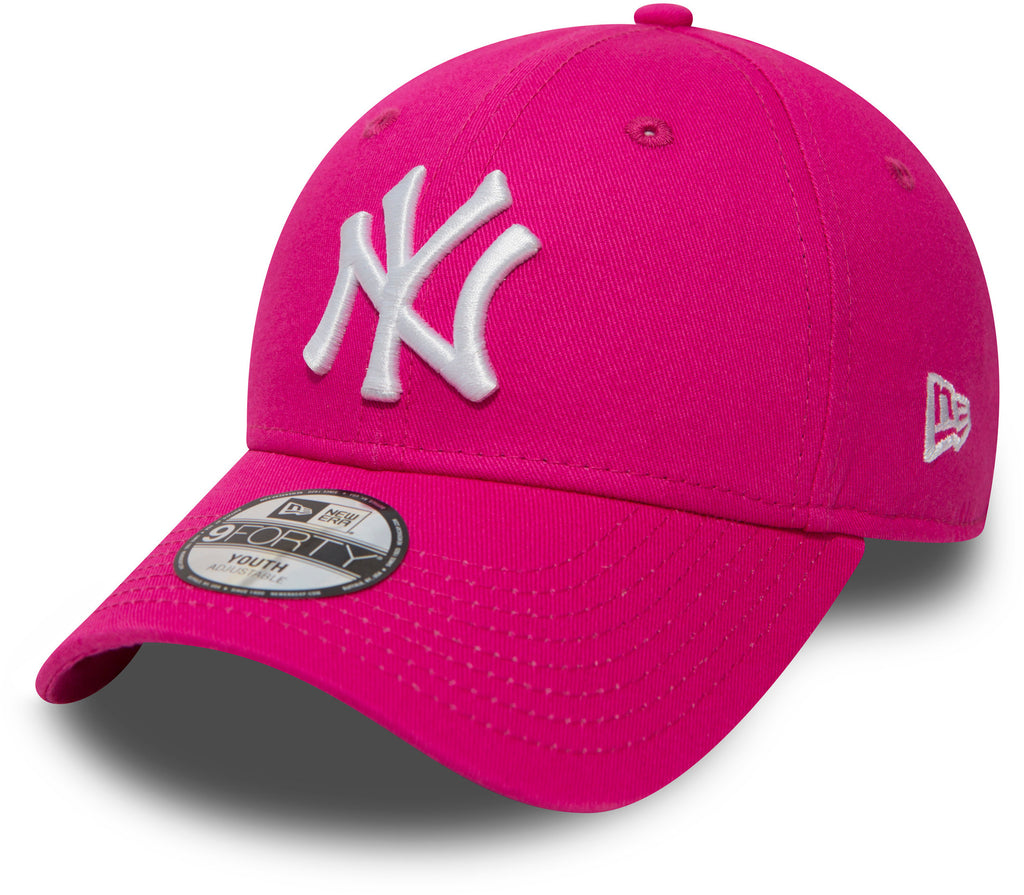 New York Yankees New Era 9Forty Kids Pink Baseball Cap - lovemycap