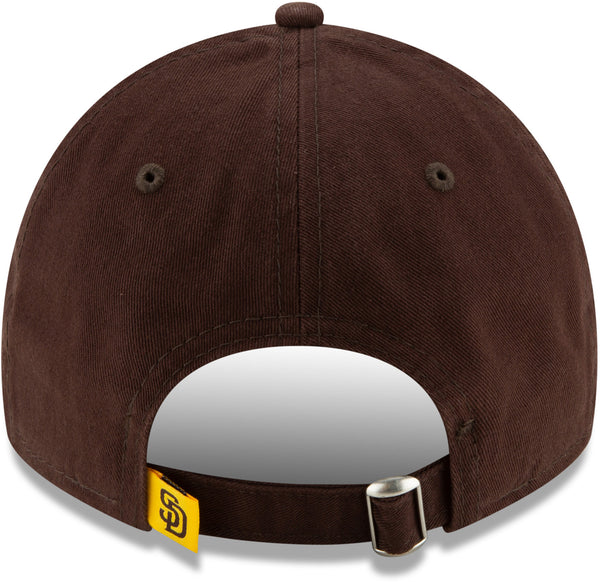 San Diego Padres New Era 9Twenty MLB Core Classic Brown Baseball Cap - pumpheadgear, baseball caps