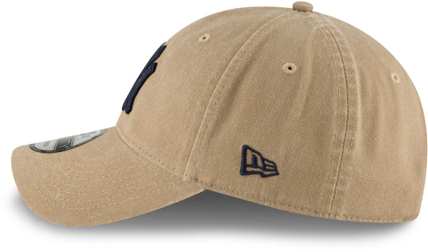 New York Yankees New Era 9Twenty MLB Core Classic Khaki Baseball Cap - lovemycap