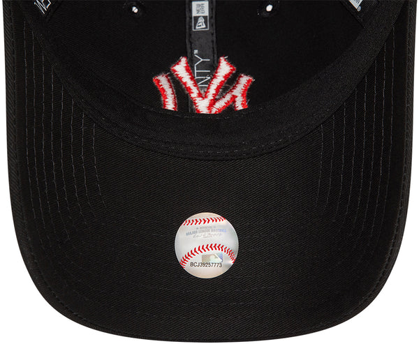 New York Yankees Black/Red Baseball Cap League Essential New Era 9Twenty Cap