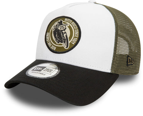 Moto Guzzi New Era Ride The Legend Logo Trucker Cap