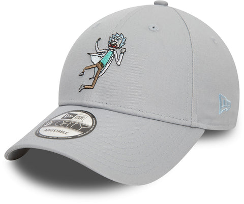 Rick And Morty New Era 9Forty Charcater Grey Baseball Cap - pumpheadgear, baseball caps