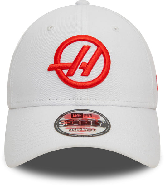 Haas F1 Team New Era 9Forty Essential White Team Cap - lovemycap
