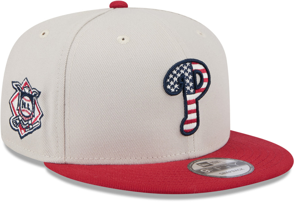 Philadelphia Phillies Era 9Fifty MLB 2024 July 4th Team Snapback Cap - pumpheadgear, baseball caps