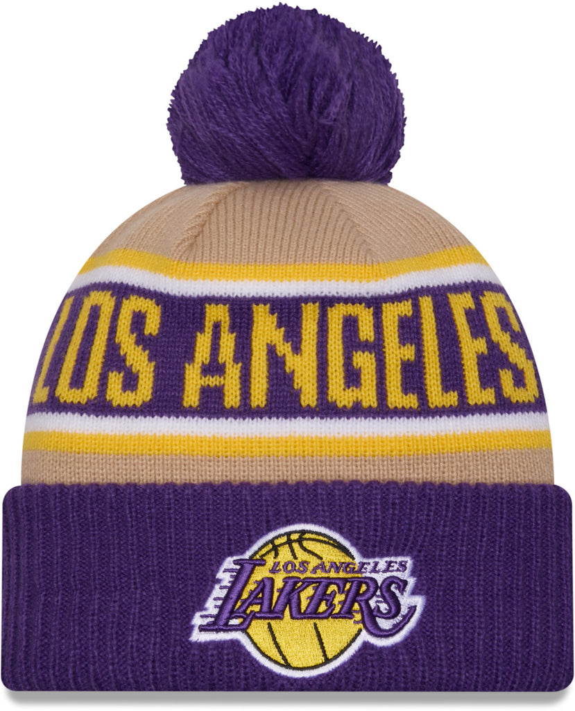 Los Angeles Lakers New Era NBA 2024 Draft Team Beanie - pumpheadgear, baseball caps