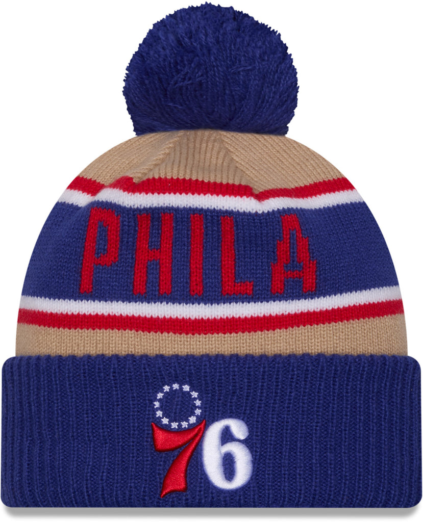 Philadelphia 76Ers New Era NBA 2024 Draft Team Beanie - pumpheadgear, baseball caps