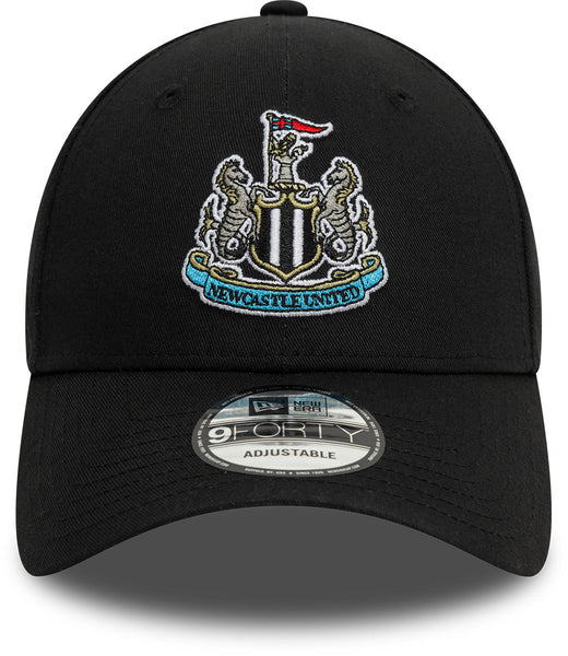 Newcastle United FC New Era 9Forty Core Black Premiership Team Cap - pumpheadgear, baseball caps