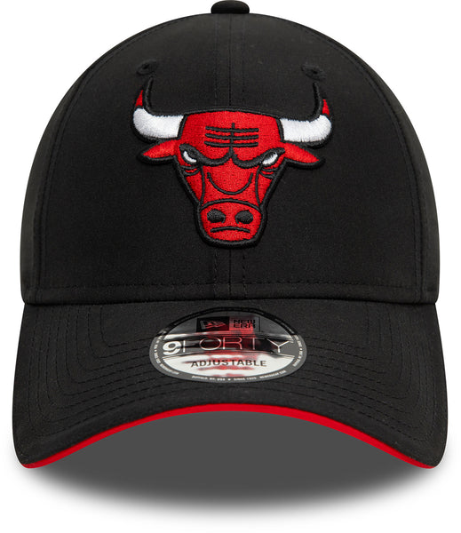 Chicago Bulls New Era NBA Cap 9Forty Microfibre Black NBA Team Cap