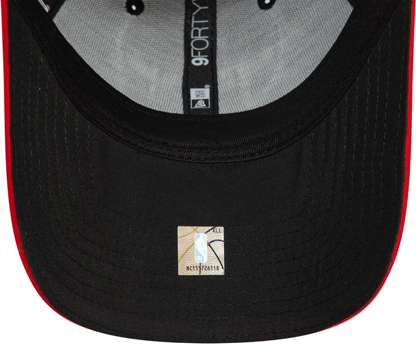 Chicago Bulls New Era NBA Cap 9Forty Microfibre Black NBA Team Cap