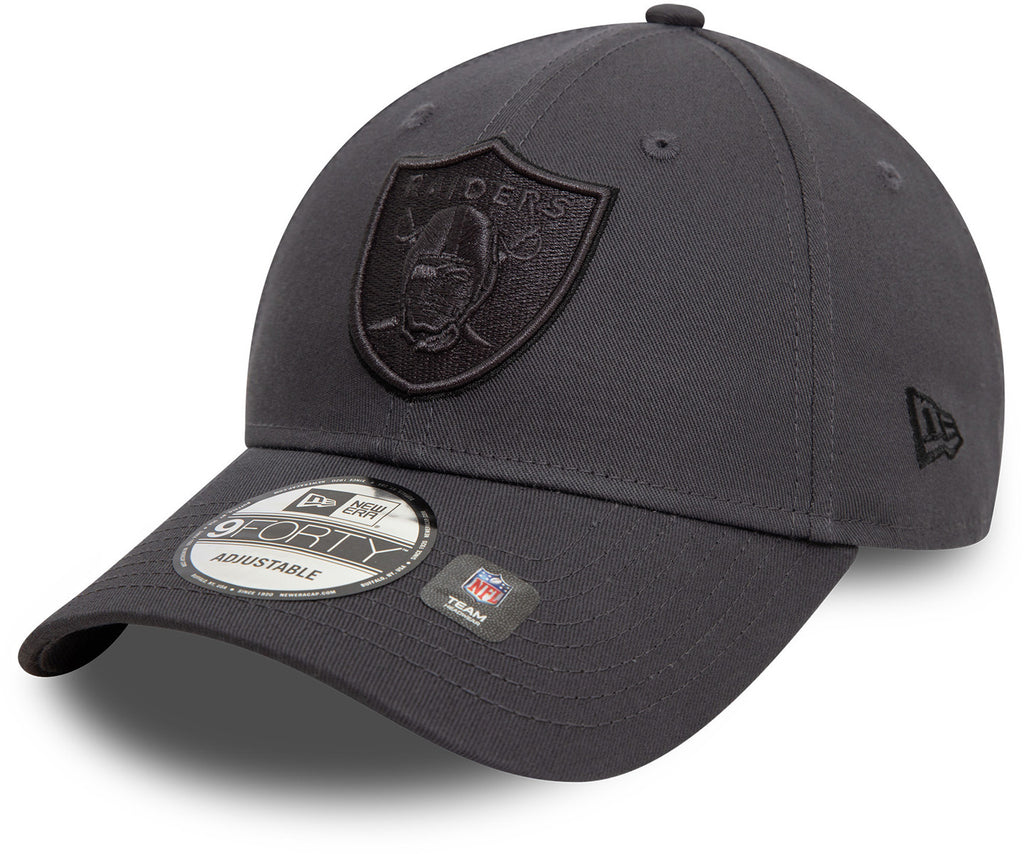 Las Vegas Raiders New Era 9Forty Team Outline Graphite NFL Team Cap