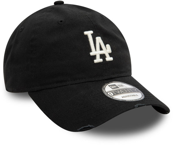 Los Angeles Dodgers New Era 9Twenty Distressed Black Baseball Cap