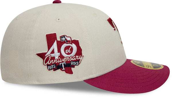 Texas Rangers New Era 59Fifty LP Pin Baseball Cap