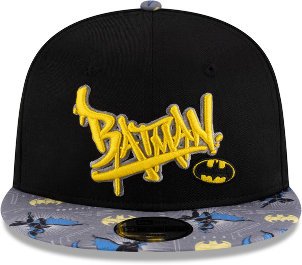 Batman New Era 9Fifty Kids DC Comics Character Black Snapback Cap