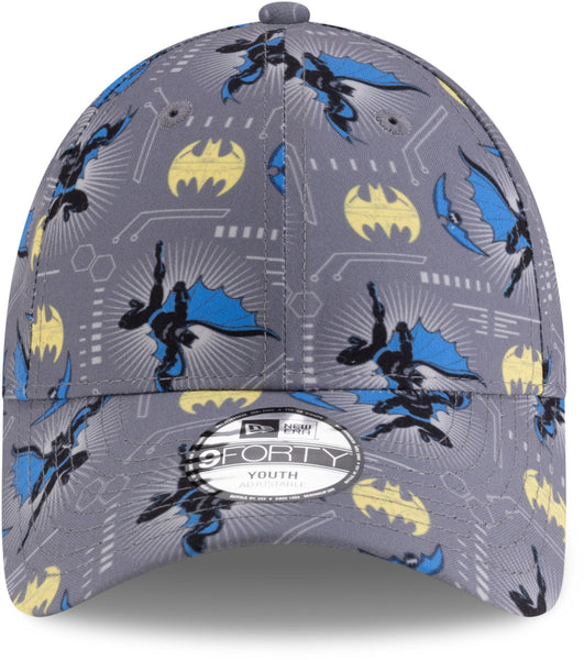 Batman New Era 9Forty Kids DC Comics Grey Character Cap (4 - 12 Years)