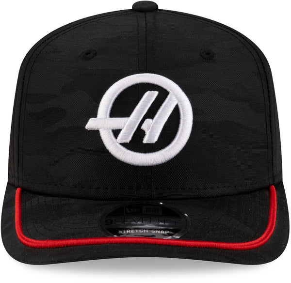 Haas F1 New Era 9Seventy Black Camo Stretch Snapback Cap