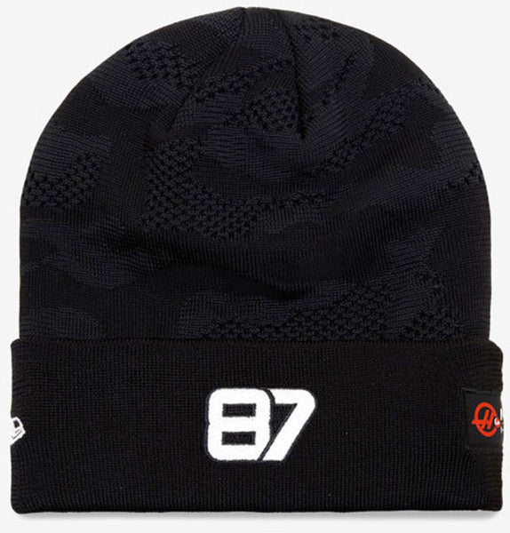 Haas F1 New Era Driver Oliver Bearman Black Camo Cuff Beanie