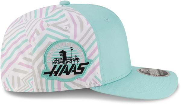 Haas F1 New Era 9Seventy Miami GP Stretch Snapback Cap - pumpheadgear, baseball caps