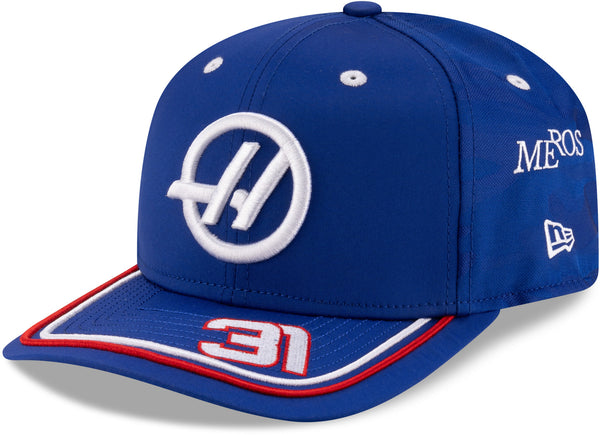 Haas F1 New Era 9Seventy Silverstone GP Esteban Ocon Stretch Snapback Cap
