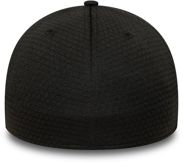 New York Yankees New Era 39Thirty Stretch Mesh Black Baseball Cap - pumpheadgear, baseball caps