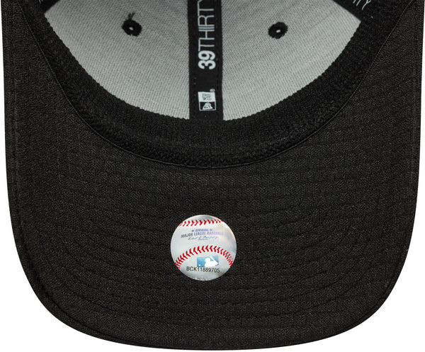 New York Yankees New Era 39Thirty Stretch Mesh Black Baseball Cap - pumpheadgear, baseball caps
