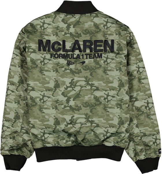 McLaren Racing New Era Black Reversible Bomber Jacket