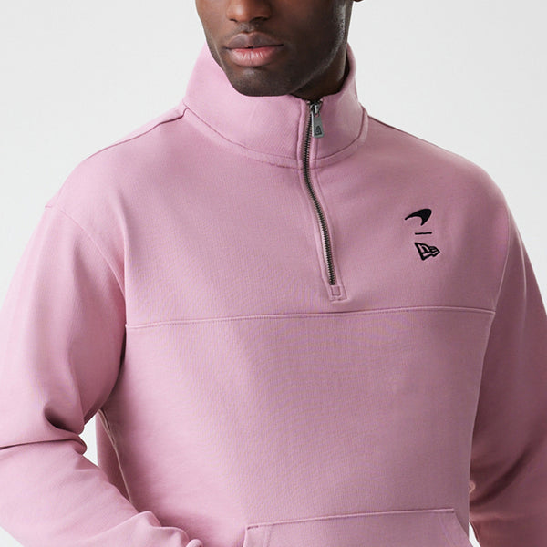 McLaren Racing New Era Cool Pink Quarter Zip Sweatshirt