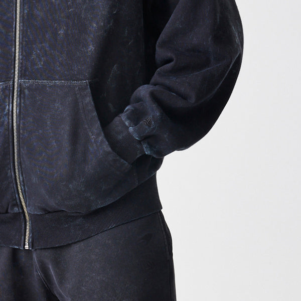 McLaren Racing New Era Washed Black Full Zip Oversized Hoody