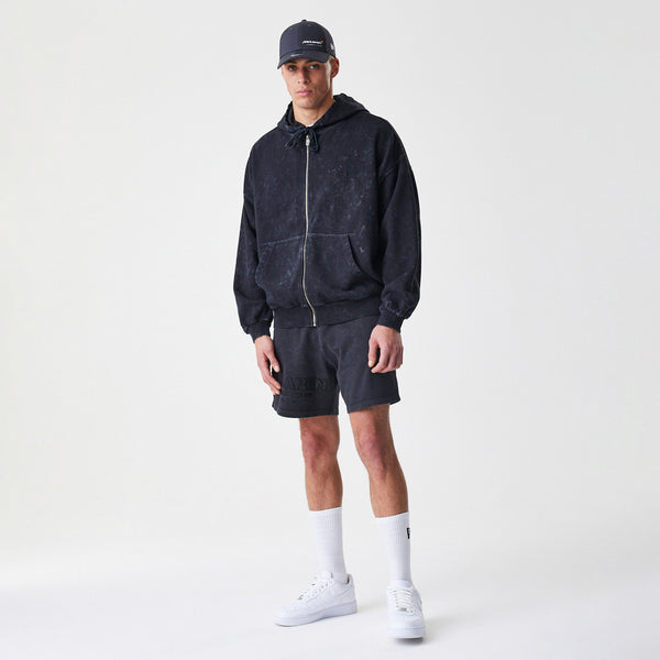 McLaren Racing New Era Washed Black Full Zip Oversized Hoody