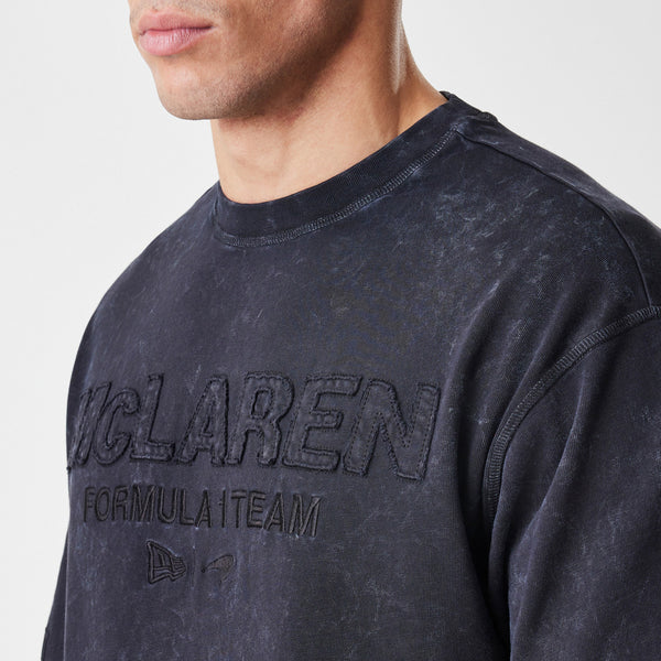 McLaren Racing New Era Black Washed Oversized T-Shirt