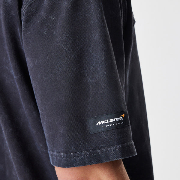 McLaren Racing New Era Black Washed Oversized T-Shirt