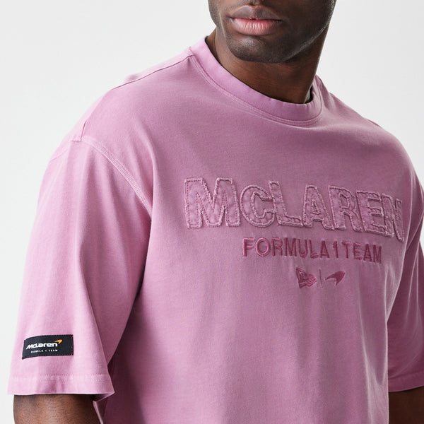 McLaren Racing New Era Cool Pink Washed Oversized T-Shirt