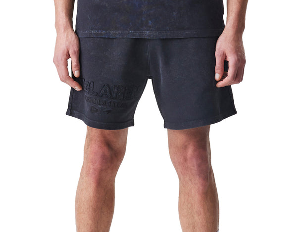 McLaren Racing Shorts Black New Era Vintage Wash Cotton F1 Team Shorts