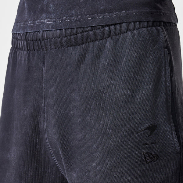 McLaren Racing Shorts Black New Era Vintage Wash Cotton F1 Team Shorts