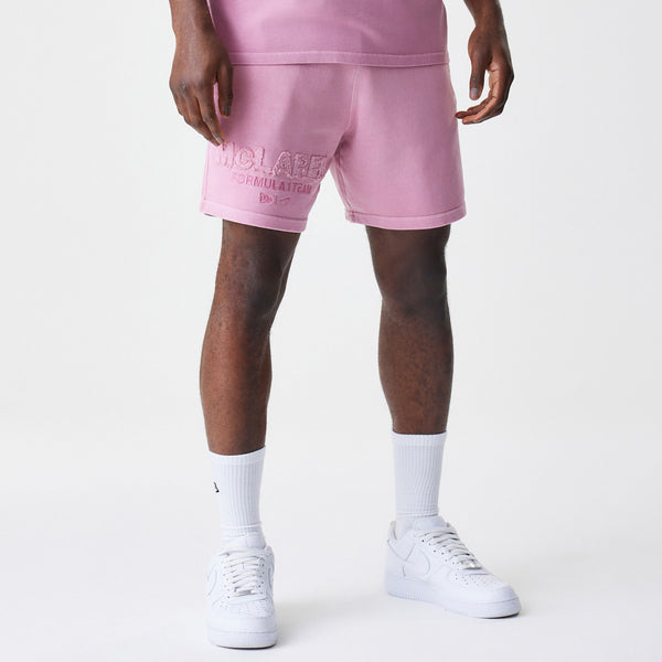 McLaren Racing New Era Vintage Wash Cool Pink Shorts