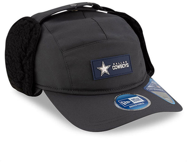Dallas Cowboys New Era Sideline 2025 Cold Weather Runner Dog Ear Adjustable Cap