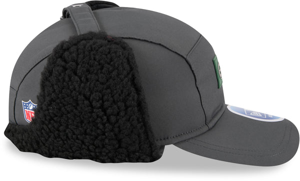 Green Bay Packers New Era Sideline 2025 Cold Weather Runner Dog Ear Adjustable Cap